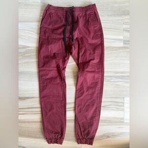 Burgundy Jogger Pants